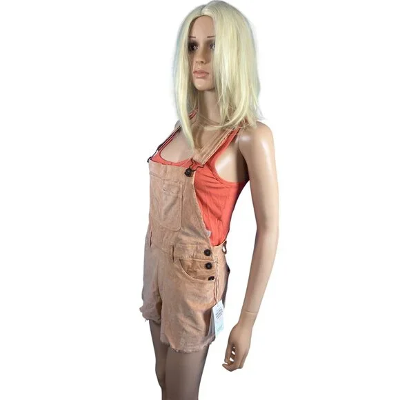 NWT Carve Designs Women's 6 Jason Overall Short Washed Pink Organic MSRP$115 - Picture 6 of 17